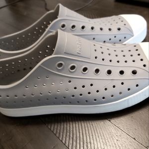 Native shoes, grey, size 10